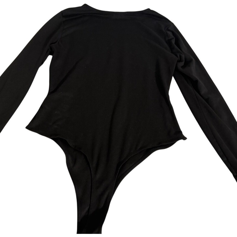 Black Long Sleeve Bodysuit - Picture 7 of 9